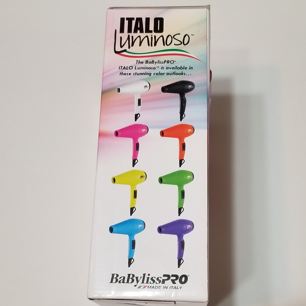Hair Dryer Babyliss Italo Luminoso New in box. - Picture 3 of 4